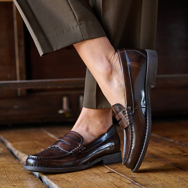 Women's Macie loafer in dark brown. Shop Macie.